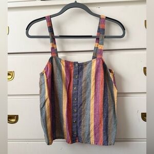 Madewell Rainbow Striped Tank